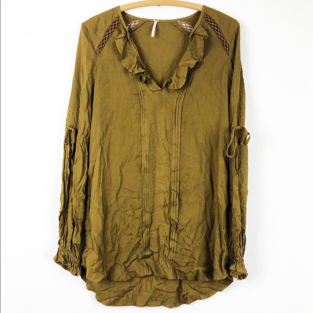 Free people women’s size can long sleeve tunic